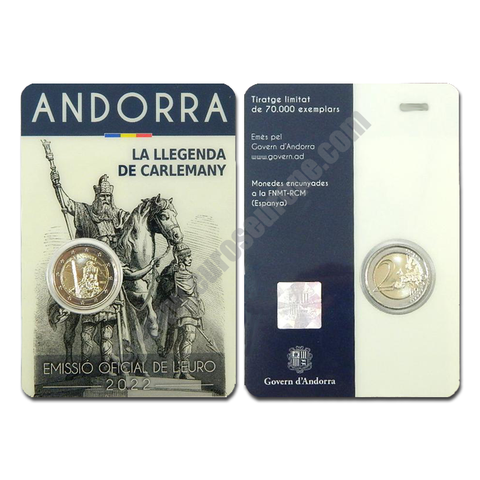 Andorra 2022 2 euros The legend of Charlemagne
