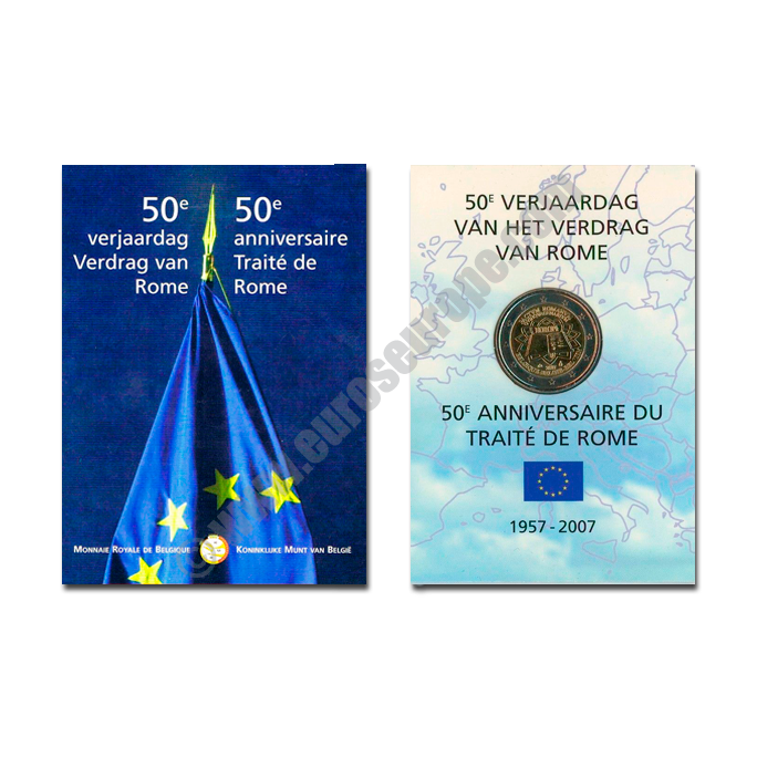 Belgium 2007 2 euros 50th anniversary of signing of the Treaty of Rome
