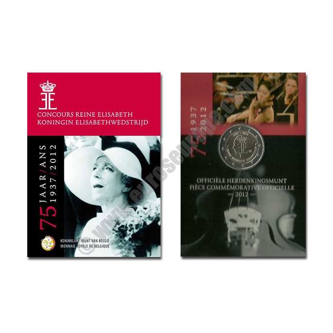 Belgium 2012 2 euros The 75th anniversary of Queen Elisabeth Competition