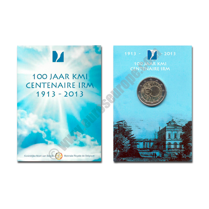Belgium 2013 2 euros 100th anniversary of the creation of the Royal Meteorological Institute