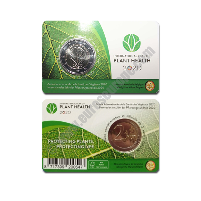 Belgium 2020 Coin card International Year of Plant Health 2020 (IYPH 2020)