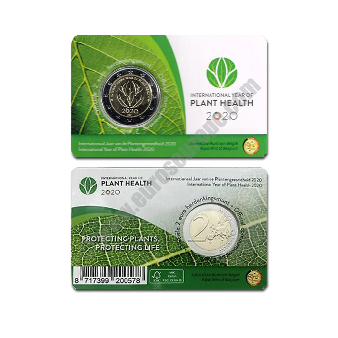 Belgium 2020 Coin card International Year of Plant Health 2020 (IYPH 2020)