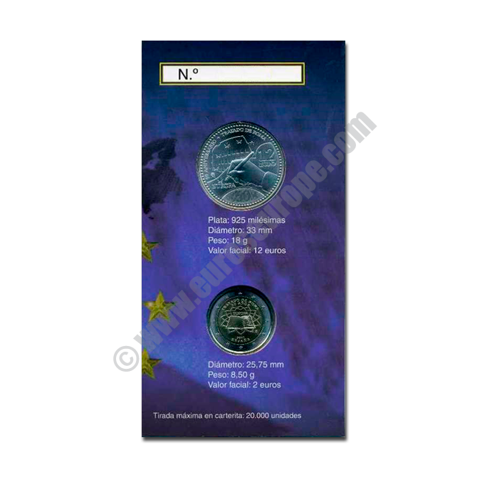 Spain 2007 2 euros 50th Anniversary of the Treaty of Rome