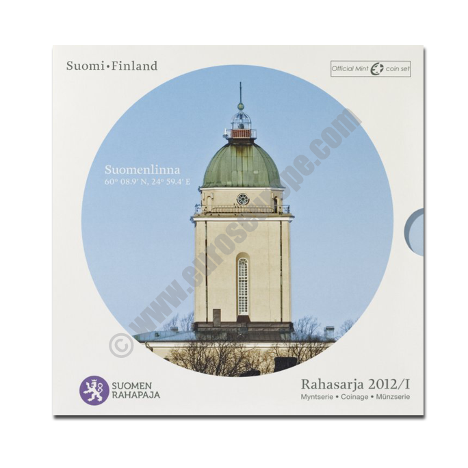 Finland 2012 Commemorative Suomenlinna phare