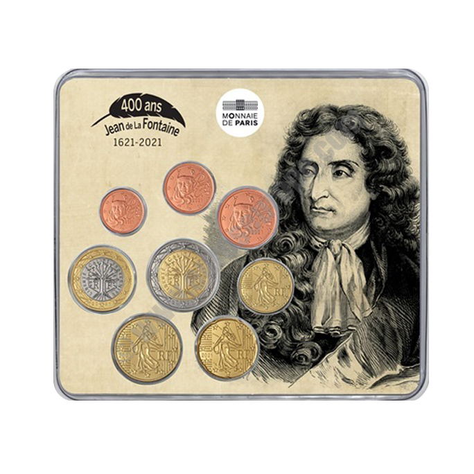 France 2021 Commemorative Jean de La Fontaine