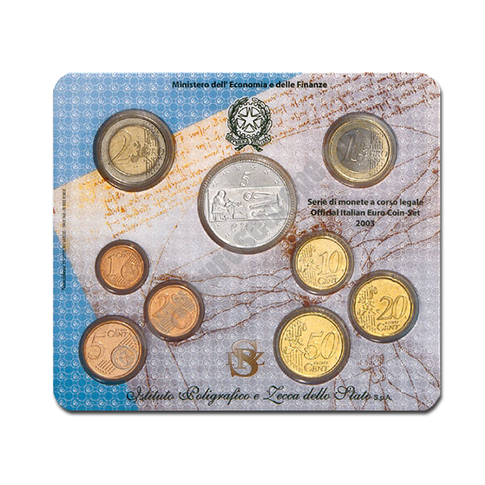 Italy 2003 Commemorative Working Europe