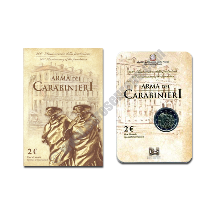 Italy 2014 2 euros 200th Anniversary of the Carabinieri