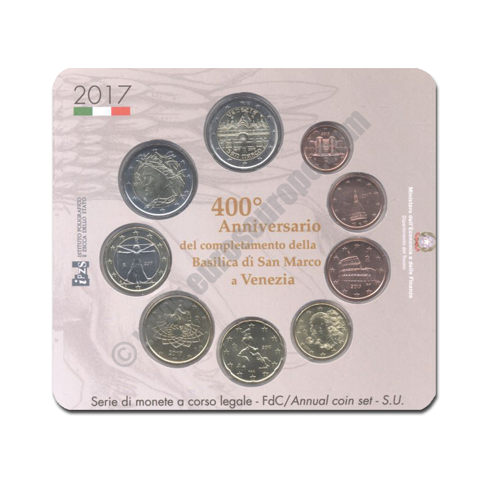 Italy 2017 Basic 400th Anniversary of the completion of the Basilica of San Marco in Venice