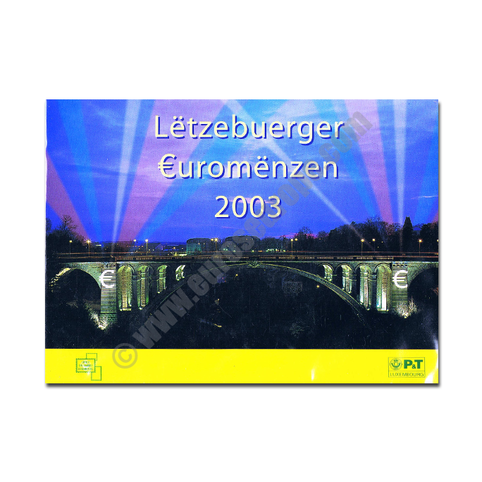 Luxembourg 2003 Coin and stamp Pont Adolphe