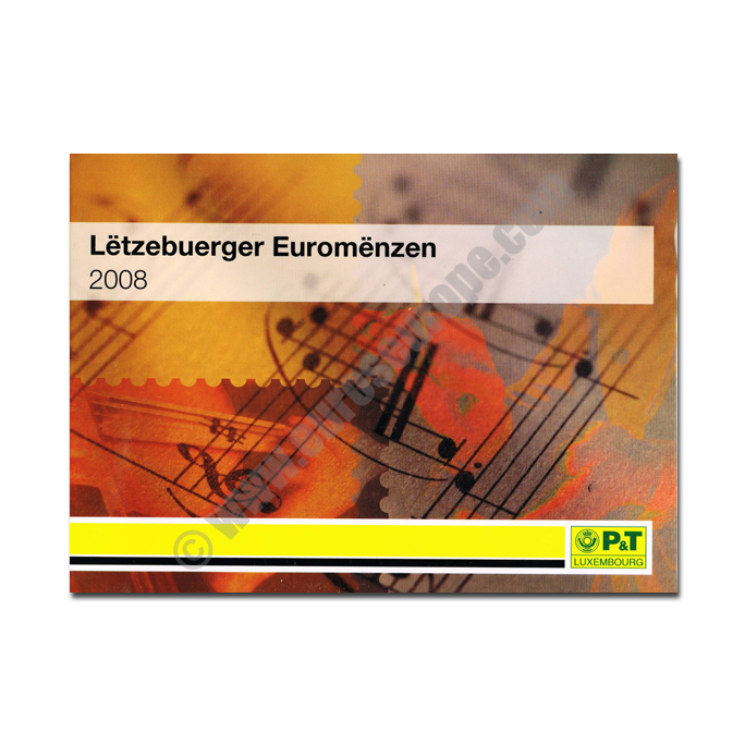 Luxembourg 2008 Coin and stamp 75th anniv. Luxembourg Philharmonic