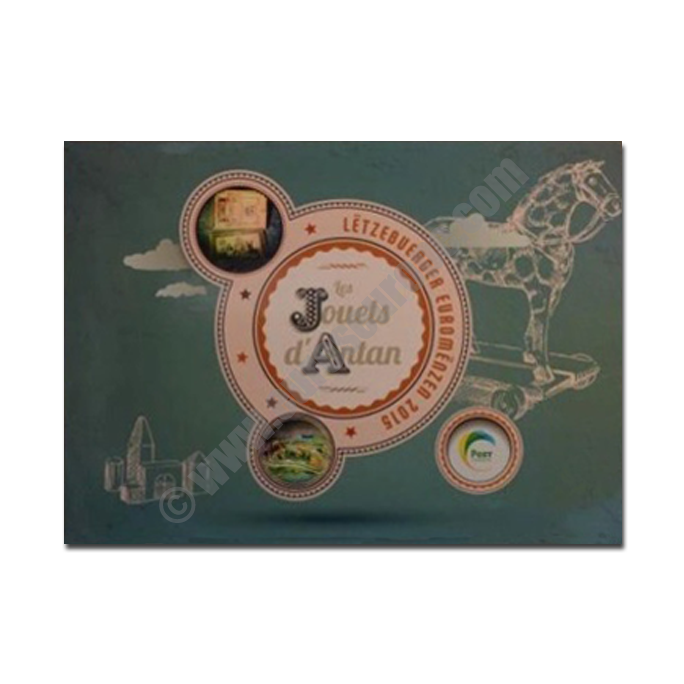 Luxembourg 2015 Coin and stamp Toys of yesteryear