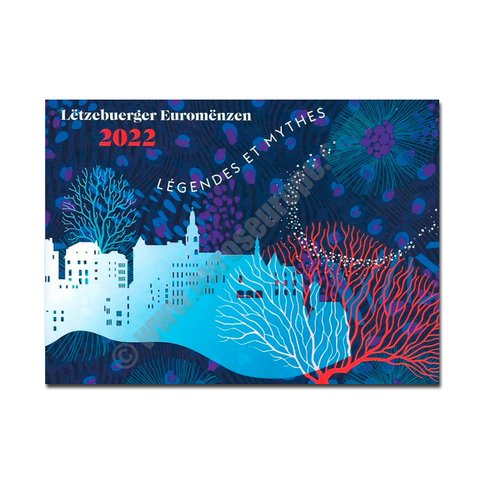 Luxembourg 2022 Coin and stamp 