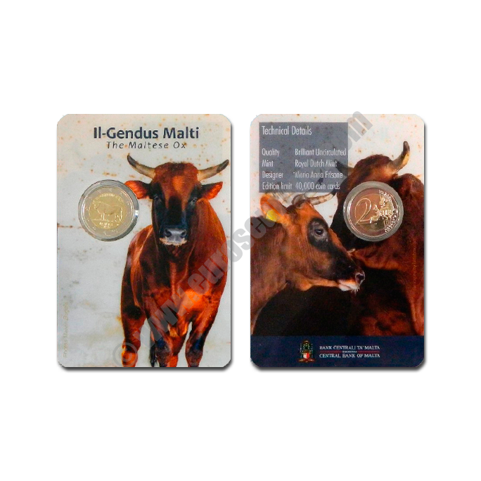 Malta 2025 Coin card The Maltese Ox