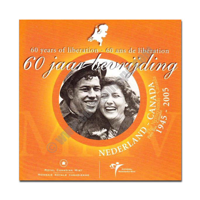 Netherlands 2005 Themaset 60th anniversary of the Liberation Australia - Canada