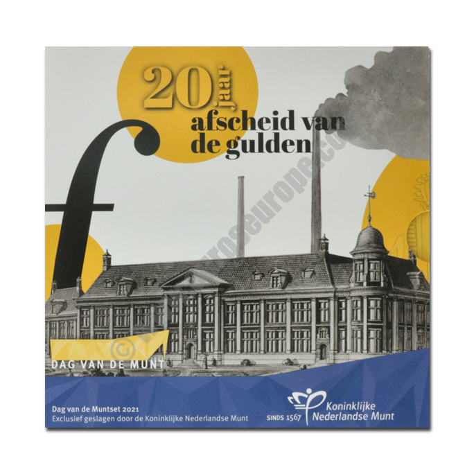 Netherlands 2021 Day of the mint 20 years of the goodbye to the guilder