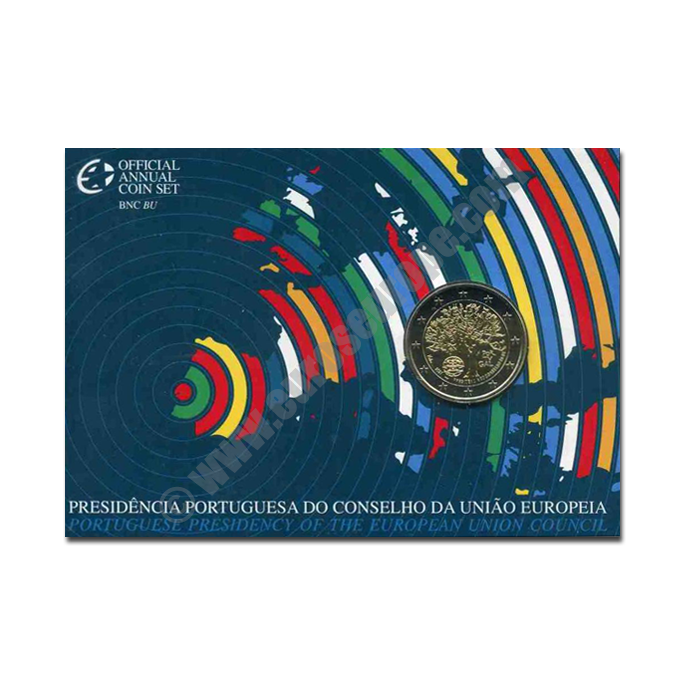 Portugal 2007 2 euros Portuguese Presidency of the Council of the European Union