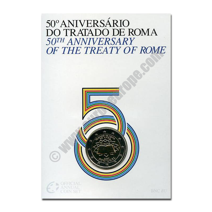 Portugal 2007 2 euros 50th anniversary of signing of the Treaty of Rome