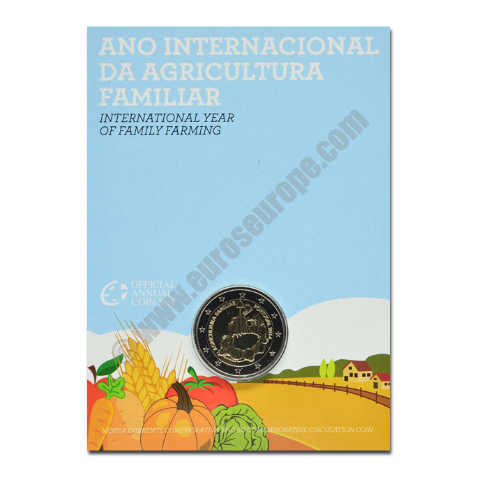 Portugal 2014 2 euros International Year of Family Farming