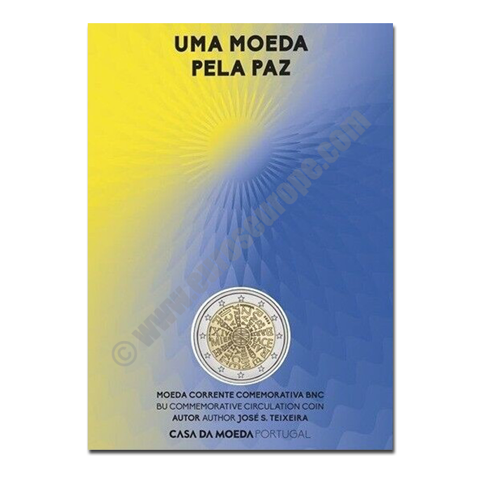Portugal 2023 2 euros Peace among nations