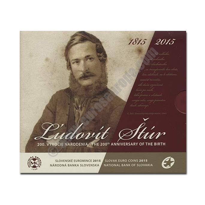 Slovakia 2015 Commemorative 200th anniversary of the birth of Ľudovít Štúr