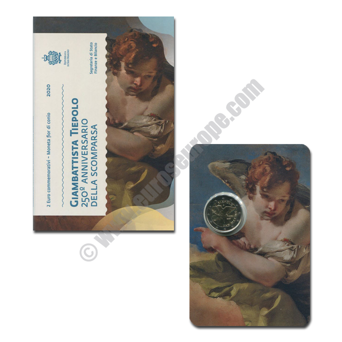 San Marino 2020 2 euros 250th anniversary of the death of Giambattista Tiepolo