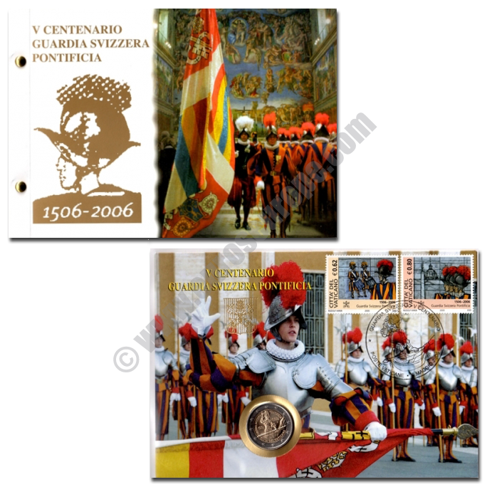 Vatican 2006 Envelope 5th centenary of the Pontifical Swiss Guard