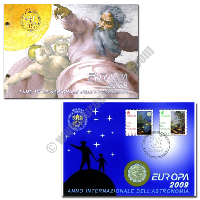 Vatican 2009 Envelope International Year of Astronomy