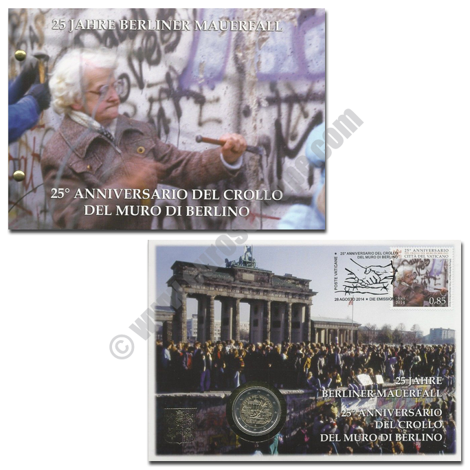 Vatican 2014 Envelope 25 Years since the Fall of the Berlin Wall