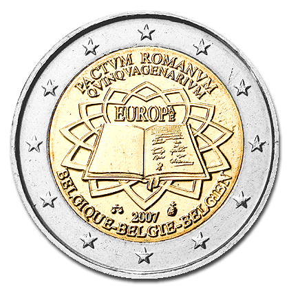 Belgium - 2 euros commemorative 2007 (50th anniversary of signing of the Treaty of Rome)