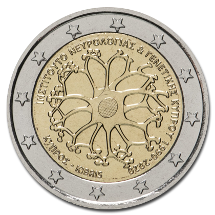 Cyprus - 2 euros commemorative 2020 (The 30th anniversary of the Cyprus Institute of Neurology and genetics)