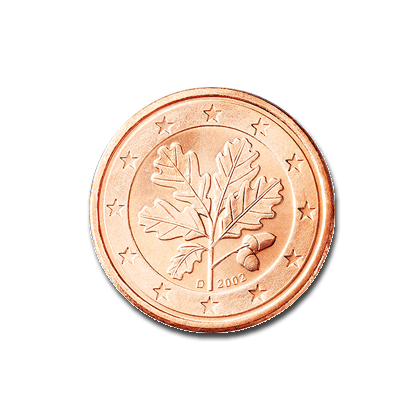 Germany 1 cent - Since 2002
