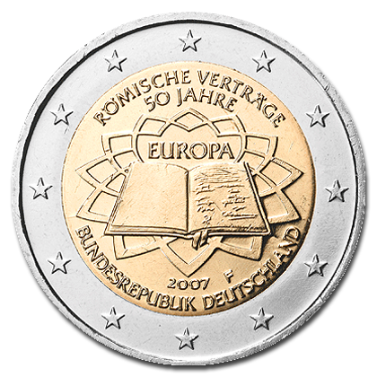 Germany 2 euros commemorative - 2007 - 50th anniversary of signing of the Treaty of Rome