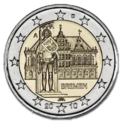 Germany 2 euros commemorative - 2010 - Bremen
