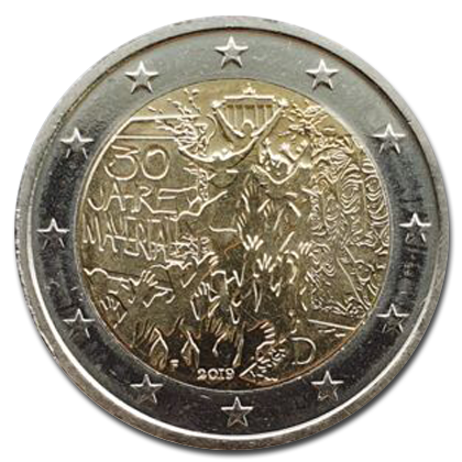 Germany 2 euros commemorative - 2019 - The 30th anniversary of the fall of the Berlin wall