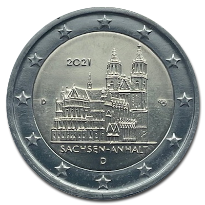 Germany 2 euros commemorative - 2021 - Bundesländer series – Saxony-Anhalt