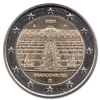 Germany 2 euros commemorative - 2020 - Brandenburg (the Bundeslander series)