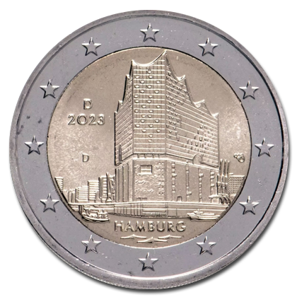Germany 2 euros commemorative - 2023 - Bundeslander series – Hamburg