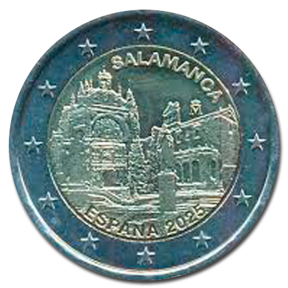 Spain - 2 euros commemorative 2025 (The recognition of Salamanca as a UNESCO World Heritage Site)