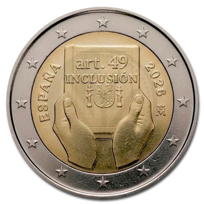 Spain 2 euros commemorative - 2026 - Protection, Rights and Inclusion
