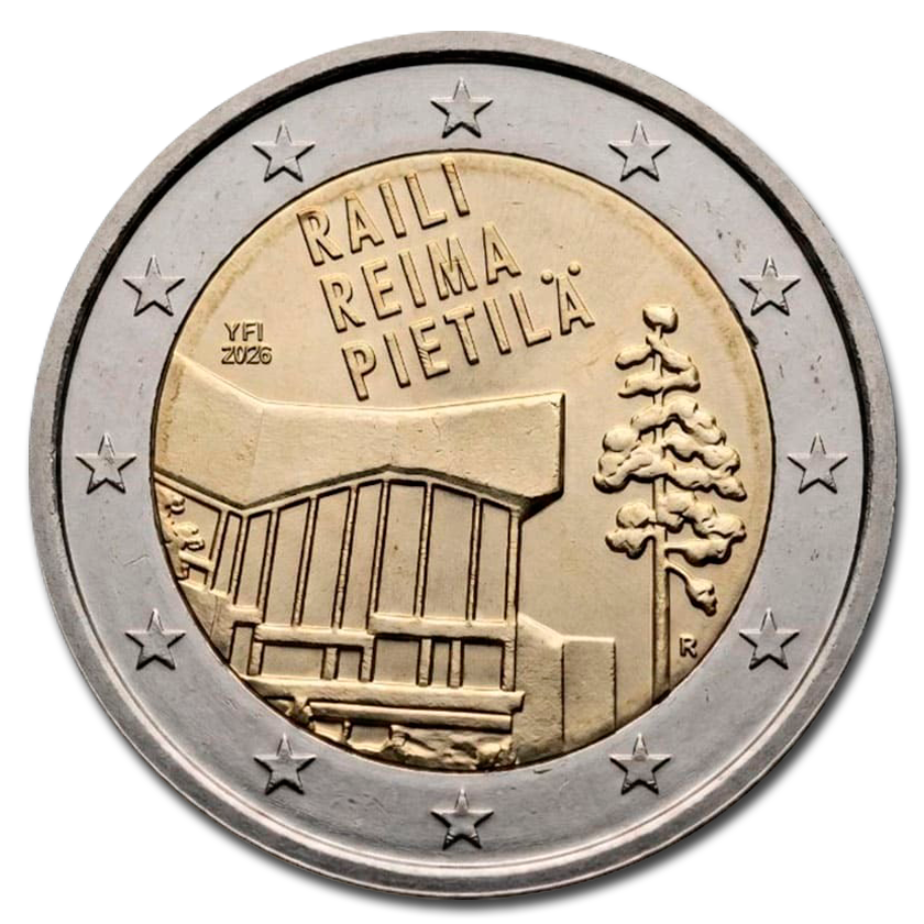 Finland 2 euros commemorative - 2026 - Raili and Reima Pietilä