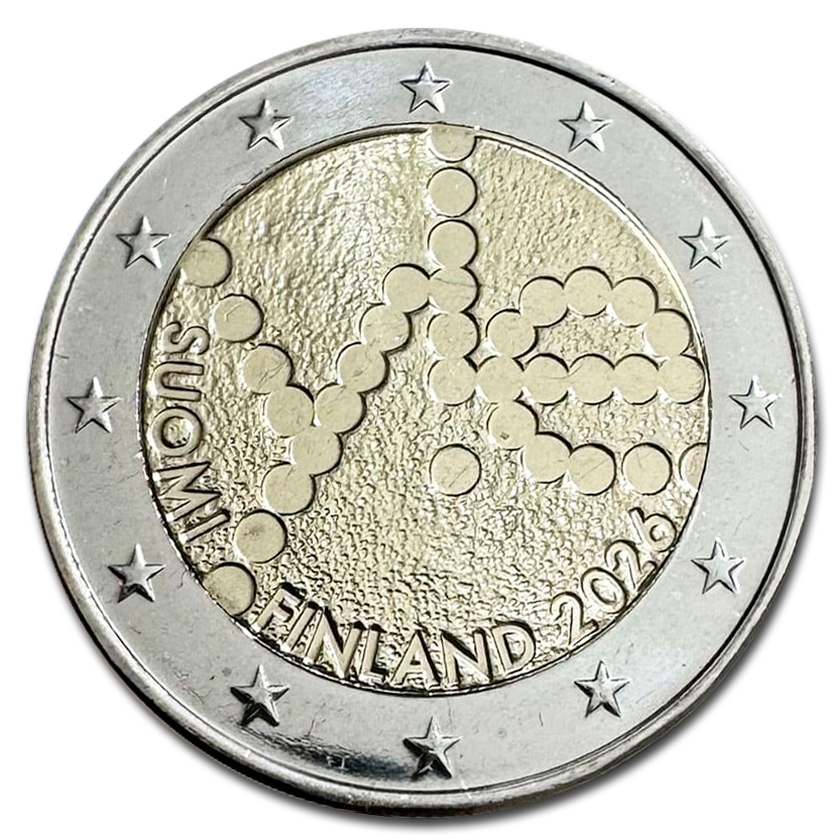 Finland 2 euros commemorative - 2026 - Finnish Broadcasting Company (Yleisradio) 100 years