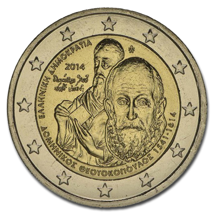 Greece 2 euros commemorative - 2014 - 400 Years since the Death of El Greco