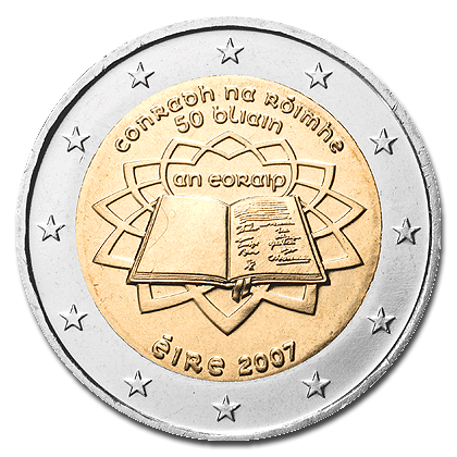 Ireland 2 euros commemorative - 2007 - 50th anniversary of signing of the Treaty of Rome