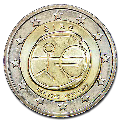 Ireland 2 euros commemorative - 2009 - Ten years of economic and monetary union (EMU) and the birth of the euro