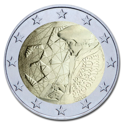 Ireland 2 euros commemorative - 2022 - 35 years of the Erasmus programme