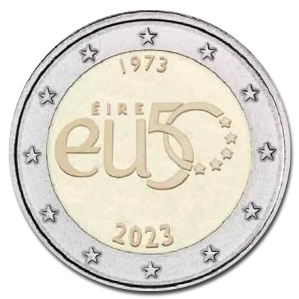 Ireland 2 euros commemorative - 2023 - the 50th anniversary of Ireland’s membership of the European Union