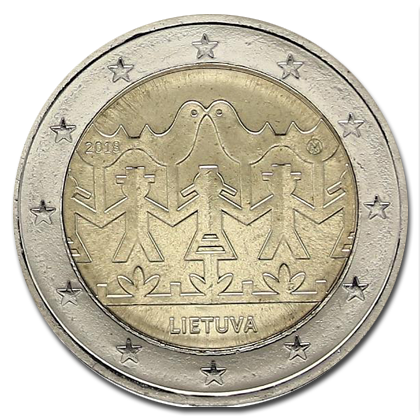 Lithuania 2 euros commemorative - 2018 - Lithuania's Independence Centenary Song Celebration