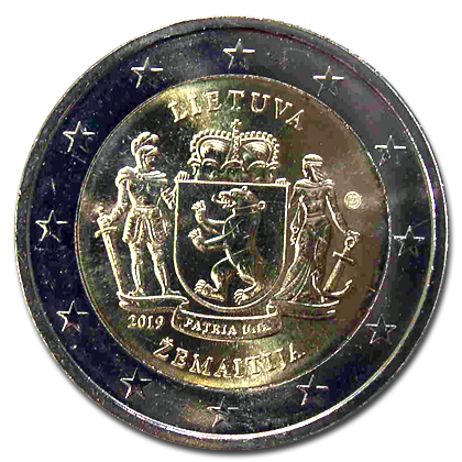 Lithuania 2 euros commemorative - 2019 - Samogitia - Lithuanian Ethnographic Regions