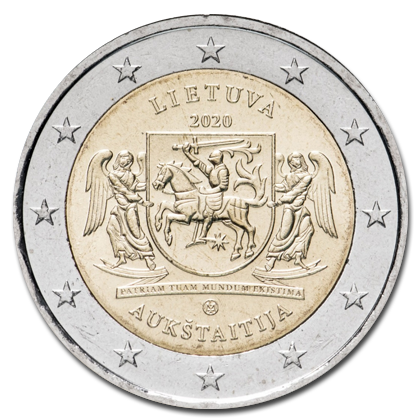 Lithuania 2 euros commemorative - 2020 - Aukštaitija (from the series Lithuanian Etnographic Regions)