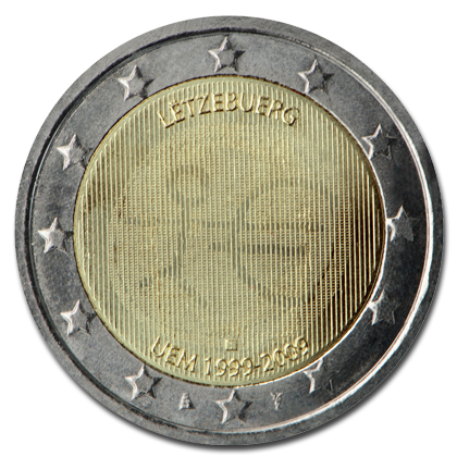 Luxembourg 2 euros commemorative - 2009 - Ten years of economic and monetary union (EMU) and the birth of the euro